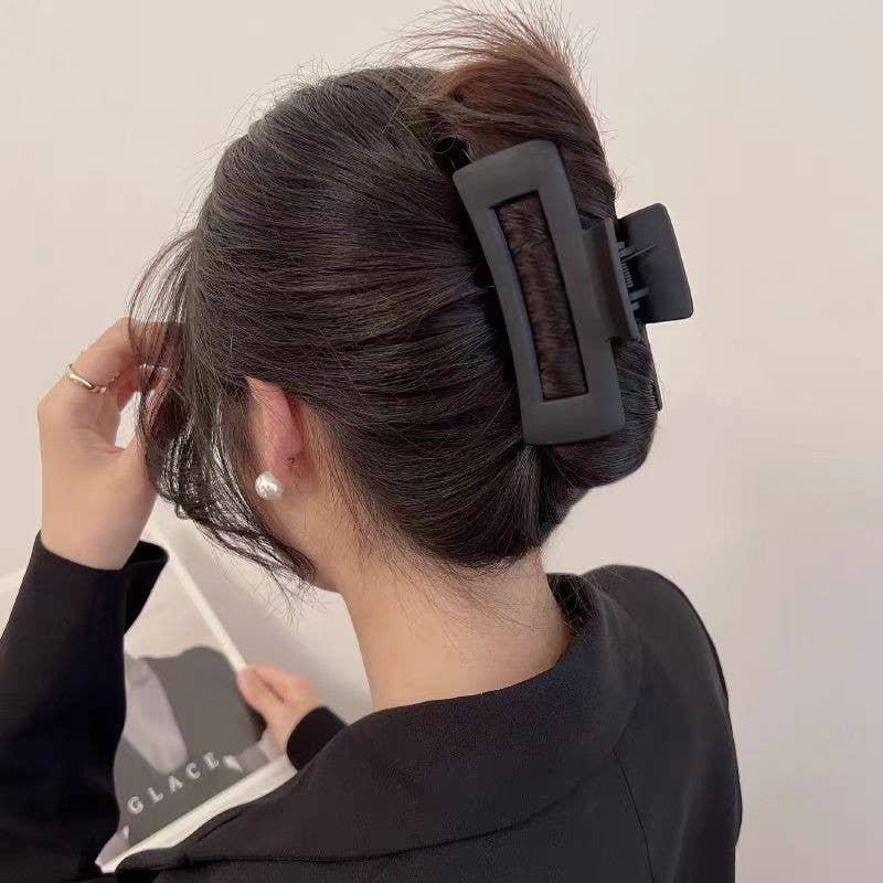 Jumbo Bendable Hair Claw Clips