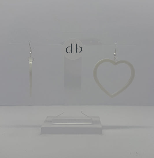 Heart Drop Earrings