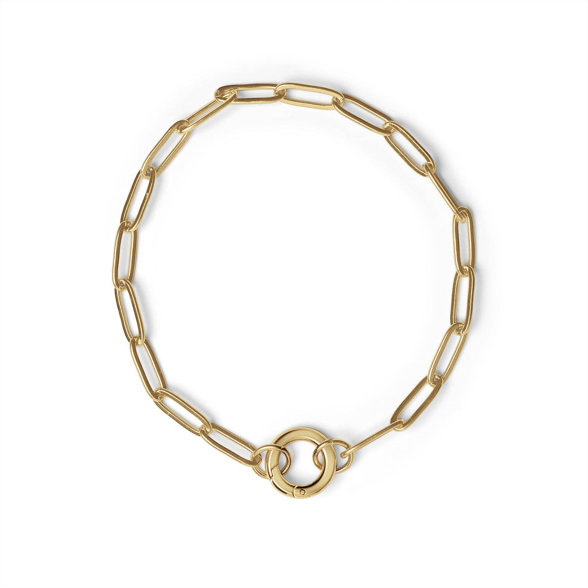 The Heirloom Carabiner Bracelet — Paperclip Charm Keeper