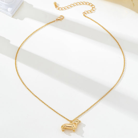The Dachshund Pendant Necklace