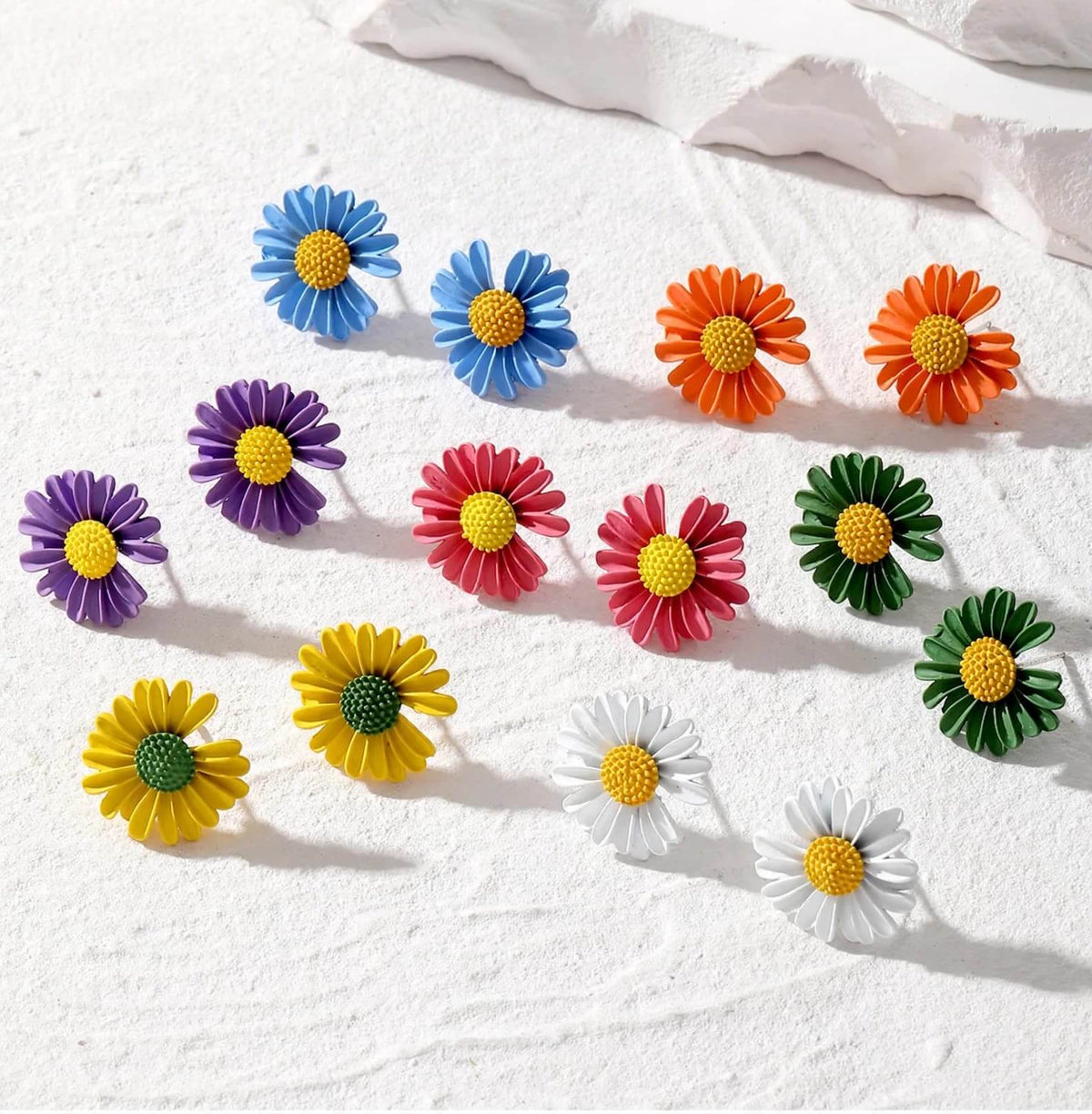 Daisy Patch Studs - Pick Your Color