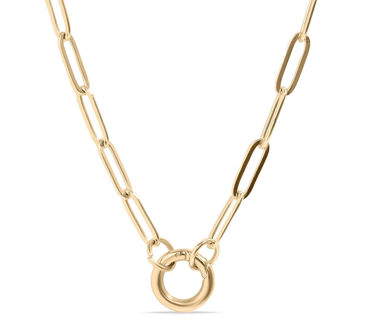 The Heirloom Carabiner Necklace — Paperclip Charm Holder