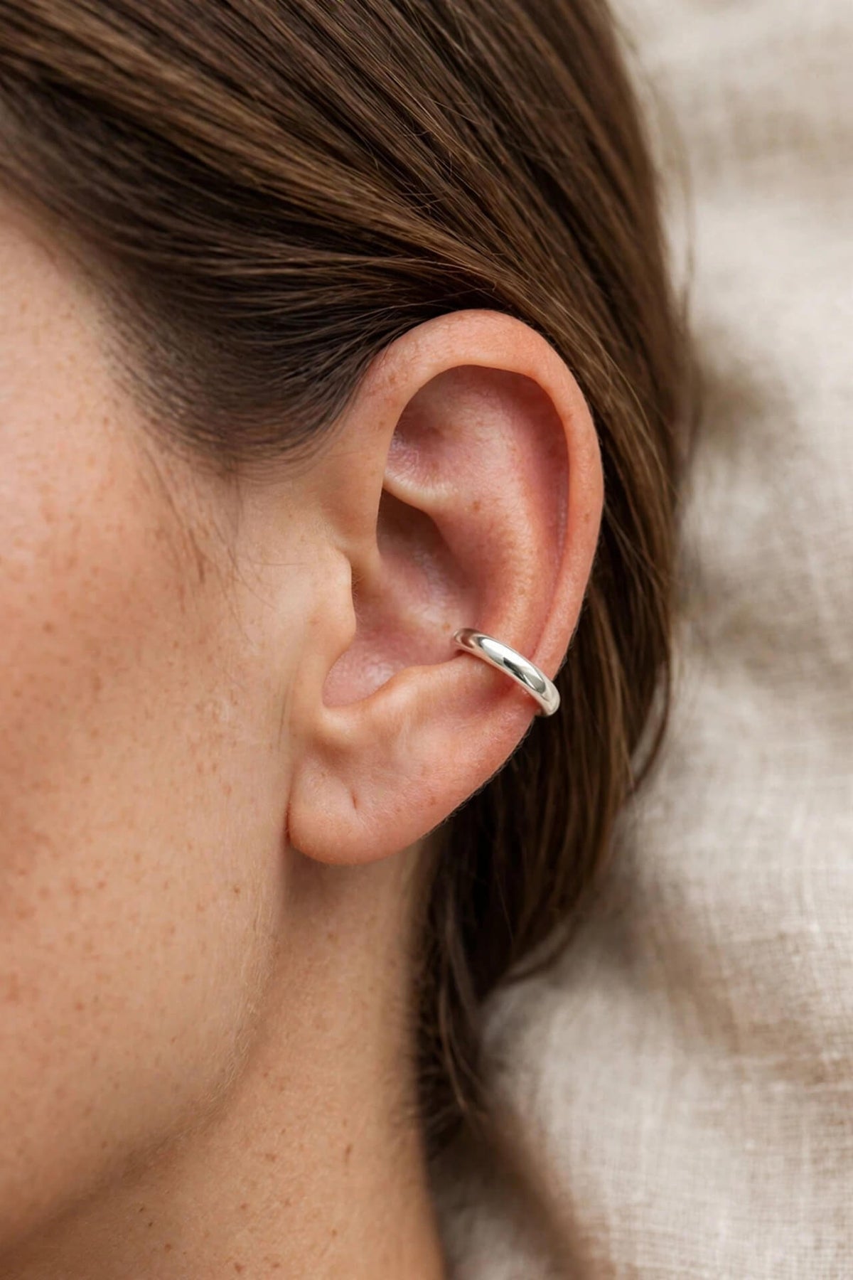 No-Piercing Hoop Nose Ring & Ear Cuff