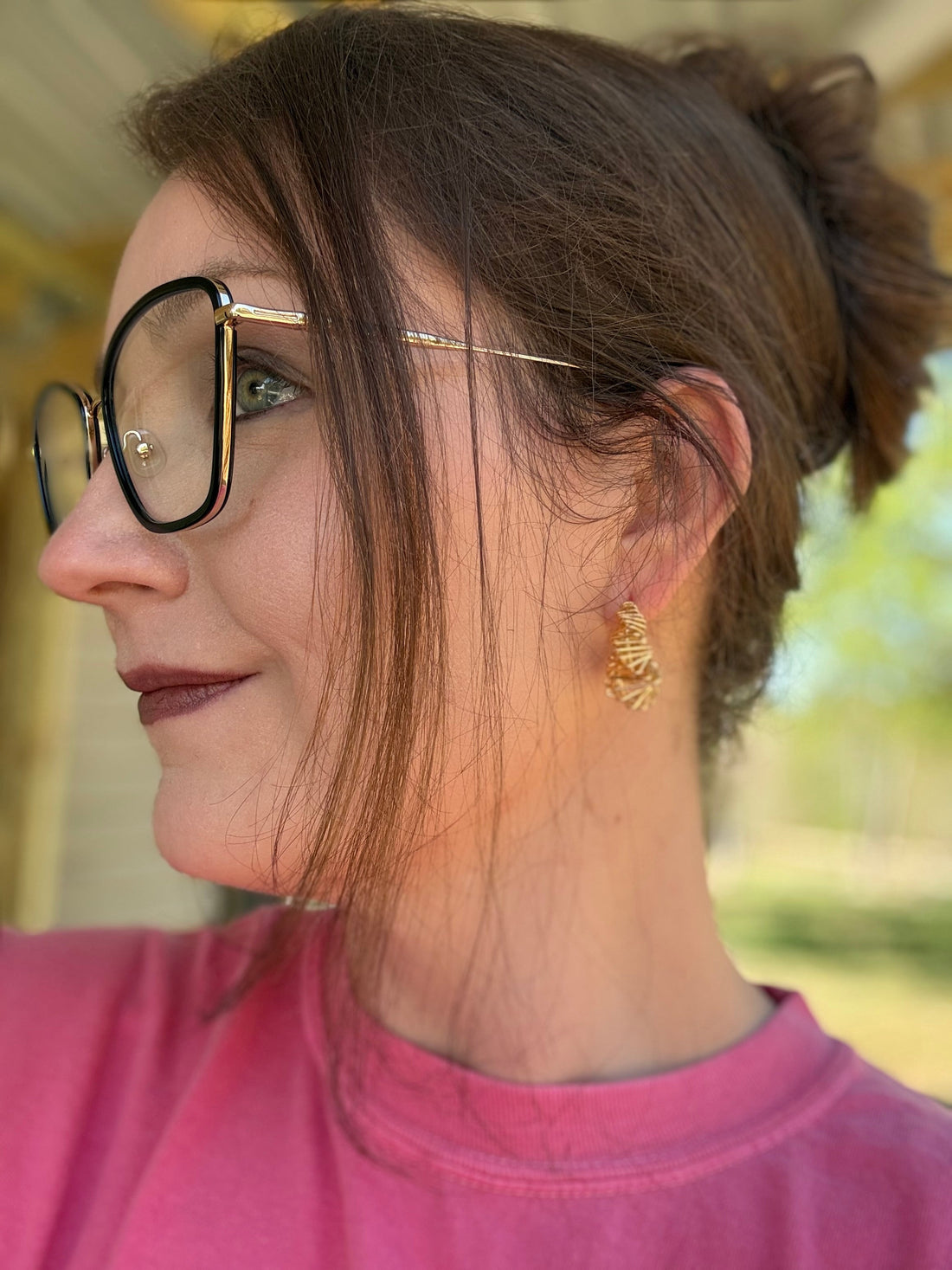 How to Style Resin Earrings This Spring