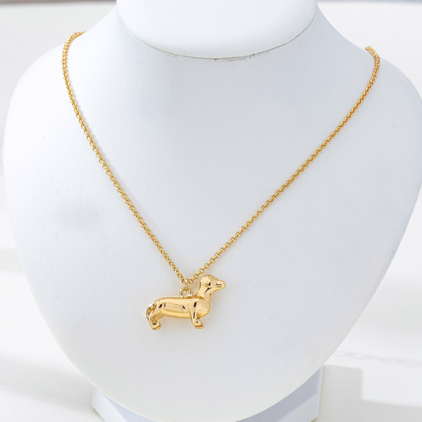 The Dachshund Pendant Necklace