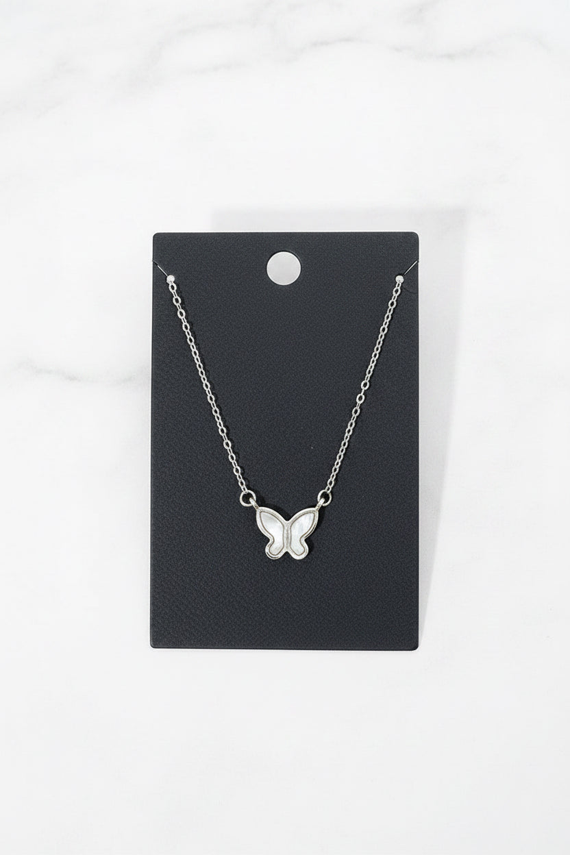 Gold Butterfly Pendant Necklace