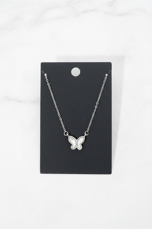 Gold Butterfly Pendant Necklace