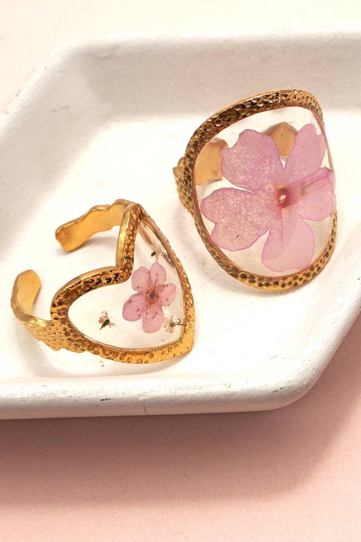 Pressed Flower Ring