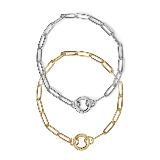The Heirloom Carabiner Bracelet — Paperclip Charm Keeper