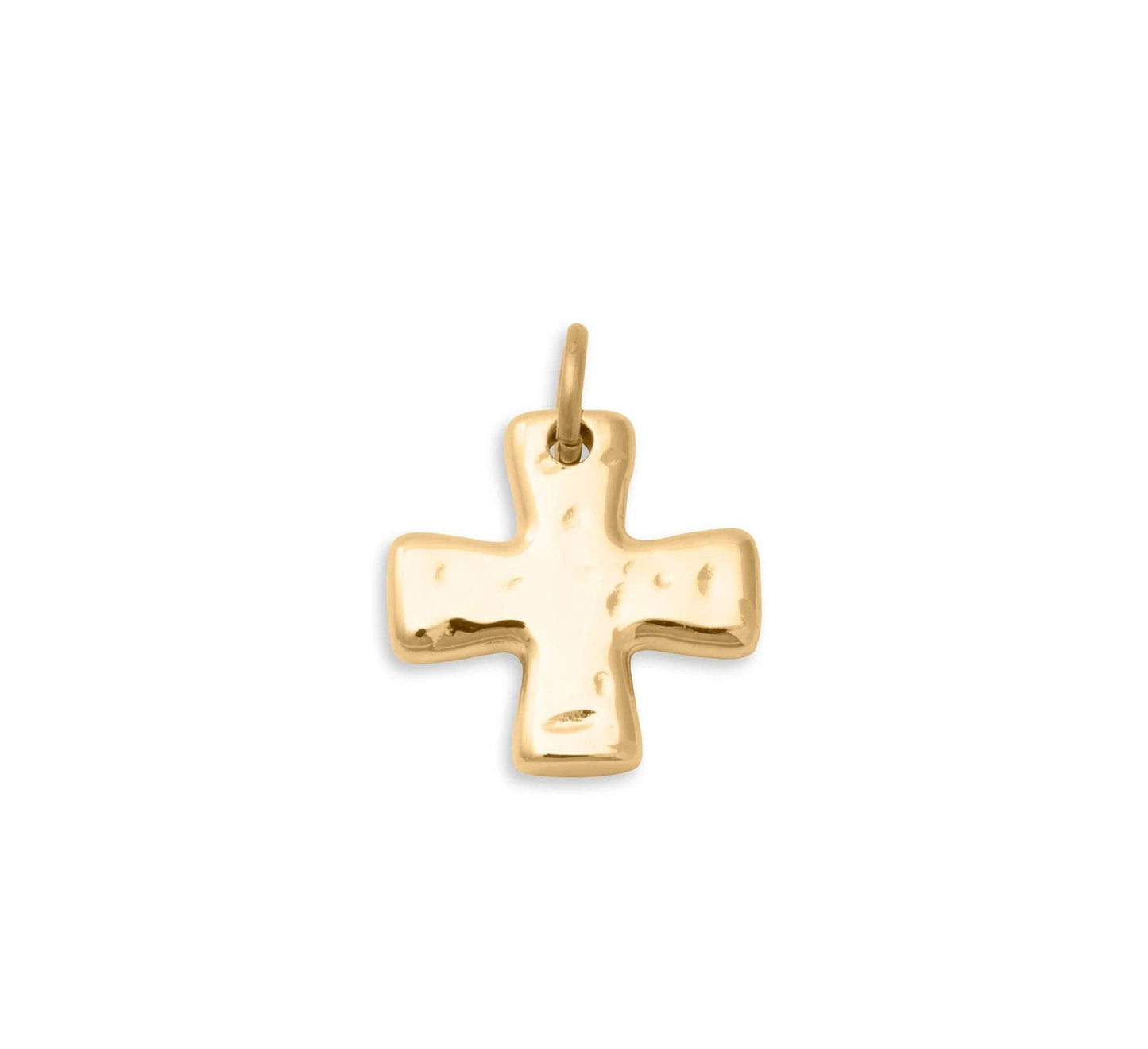 The Textured Cross Charm — Heirloom Charm Collection