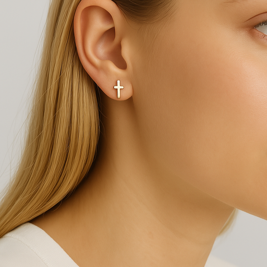 Mini Cross Studs
