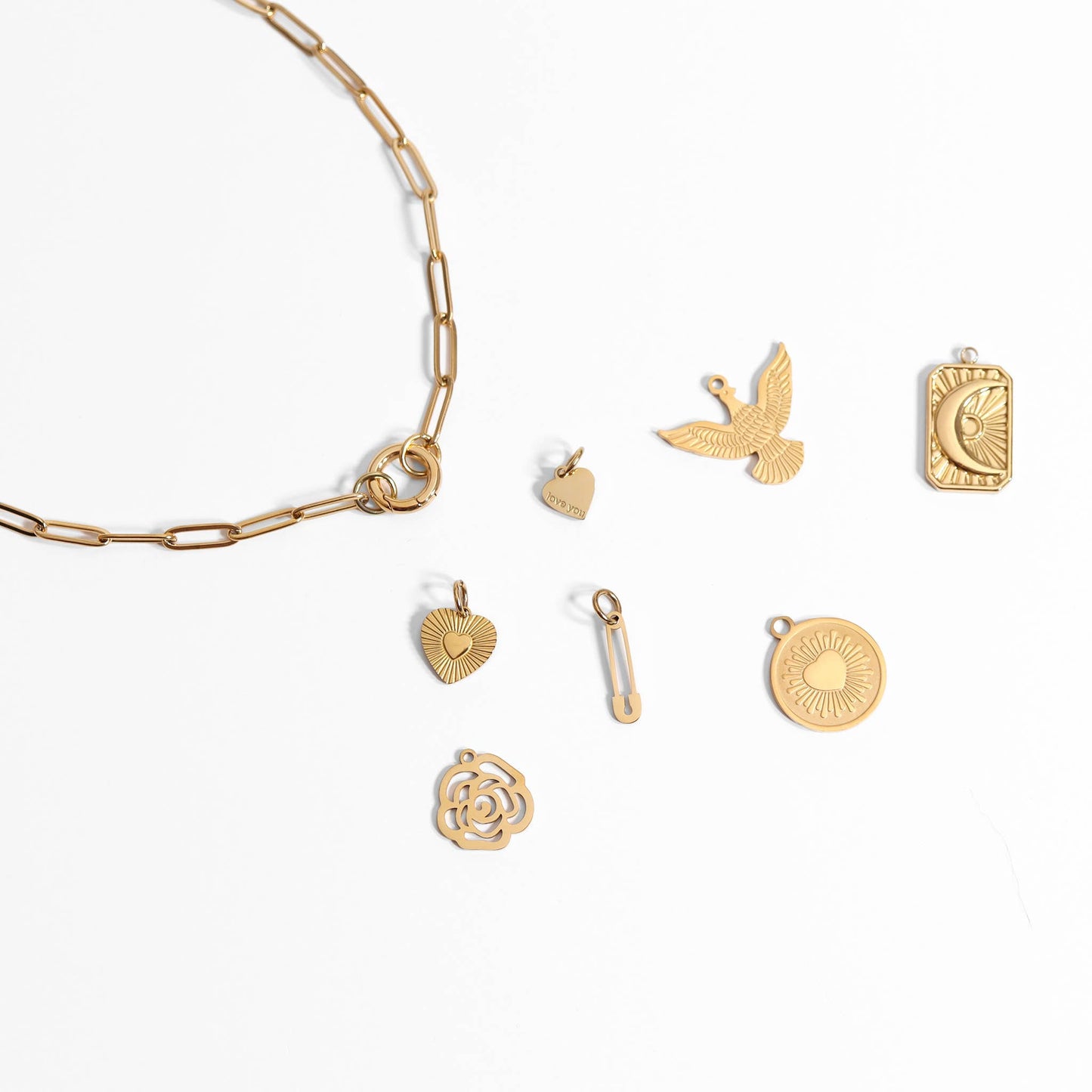 The Heirloom Carabiner Necklace — Paperclip Charm Holder