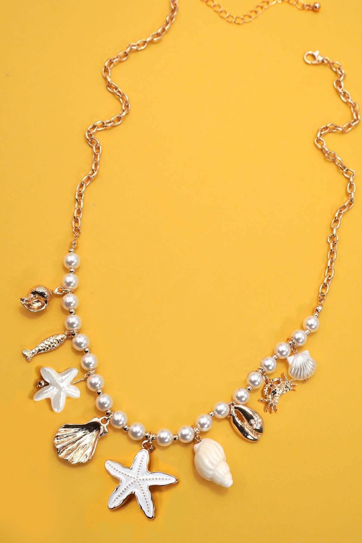 Charm Pearl Seashell Necklace