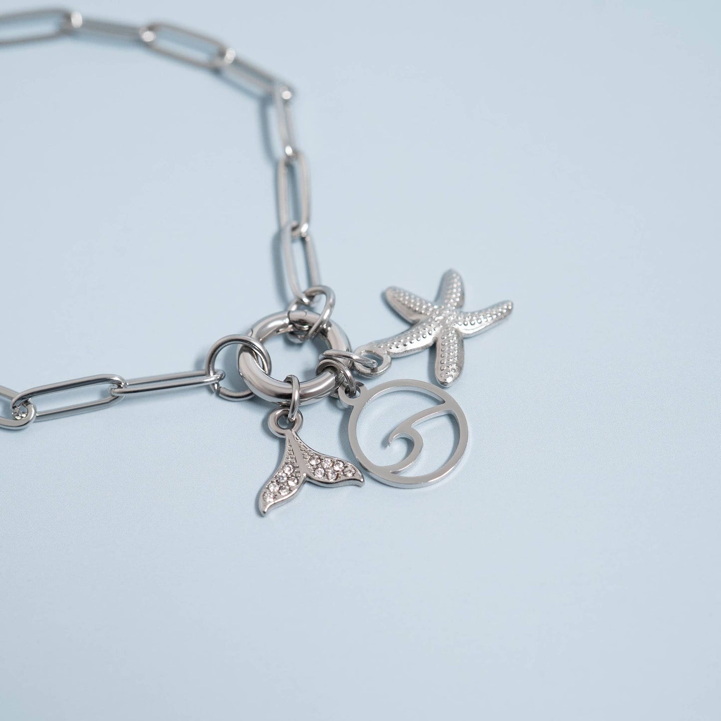 The Heirloom Carabiner Bracelet — Paperclip Charm Keeper