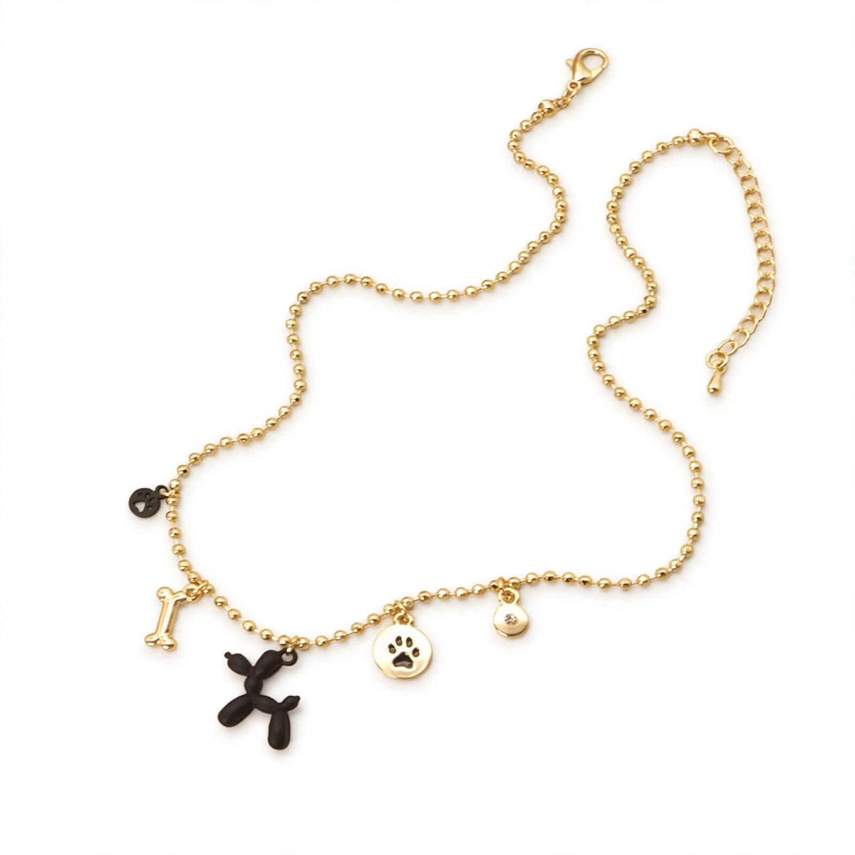 Pup Paw Charm Necklace