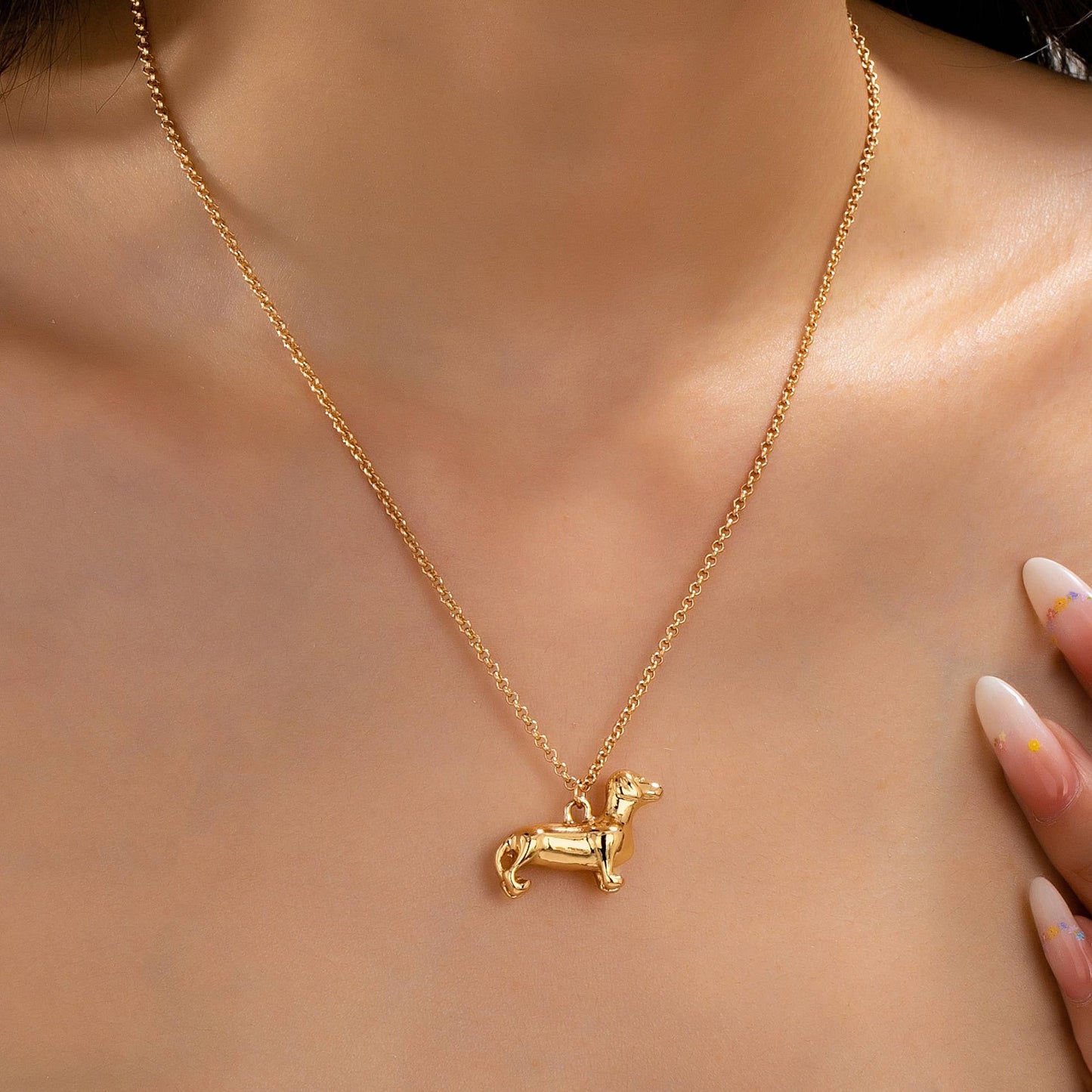 The Dachshund Pendant Necklace
