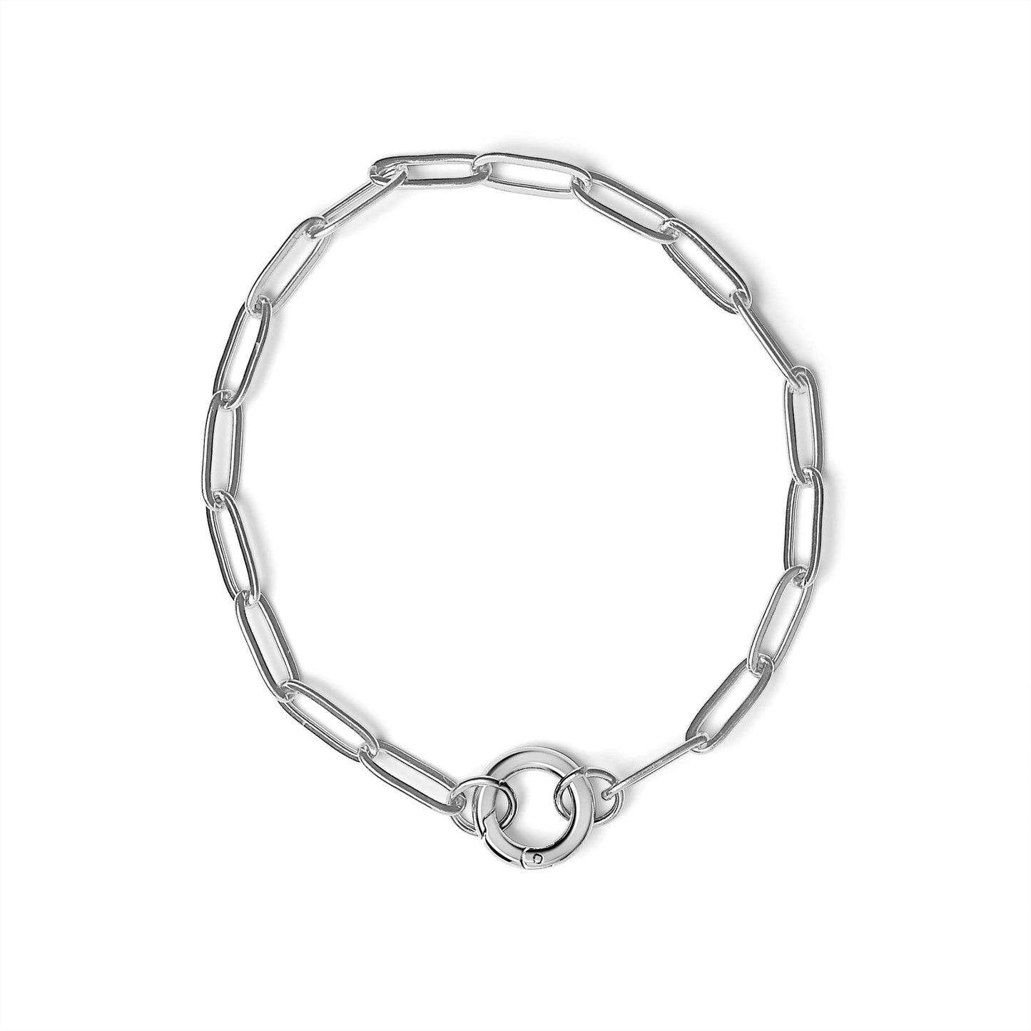 The Heirloom Carabiner Bracelet — Paperclip Charm Keeper