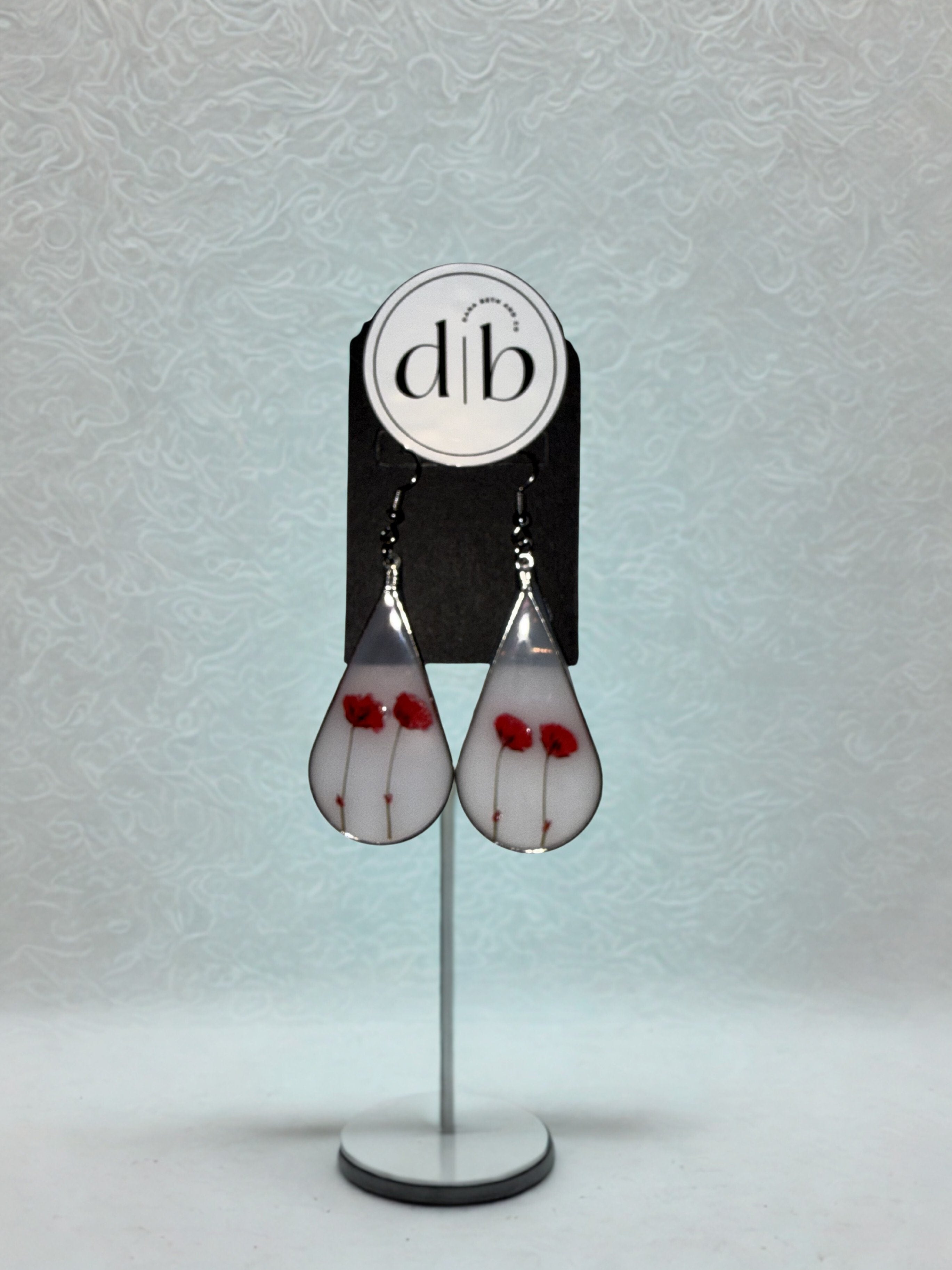 Spring Blossom Teardrop Earrings