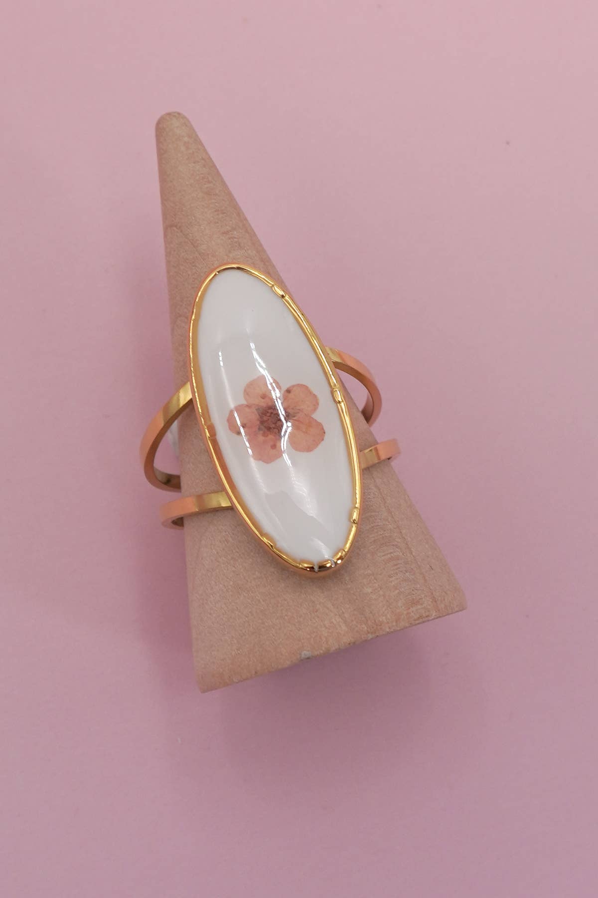Pressed Flower Ring