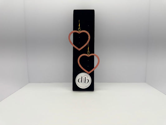 Heart Drop Earrings