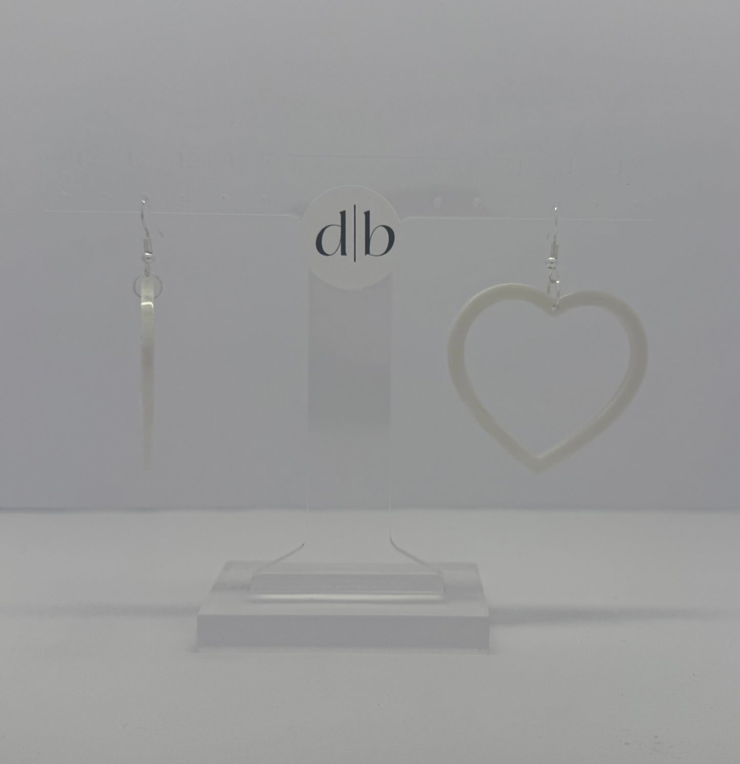Heart Drop Earrings