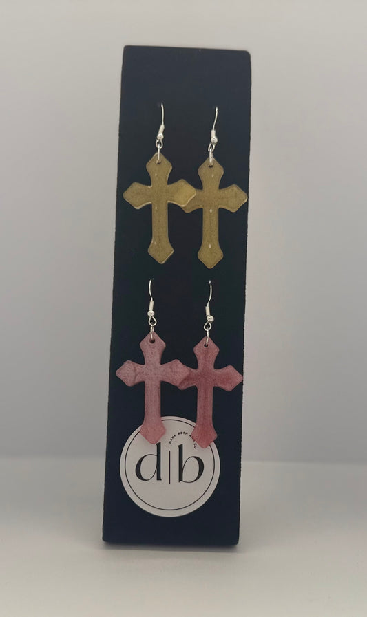 The Cathedral Cross Earrings