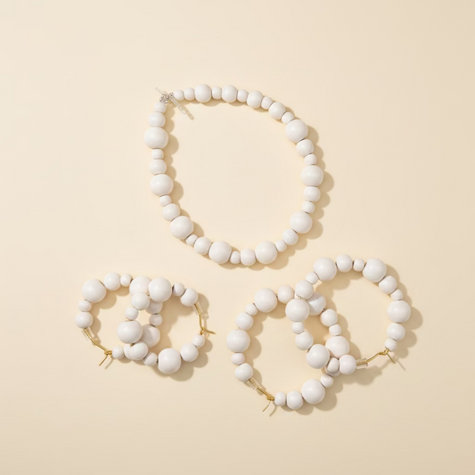 Cream Beaded Collection