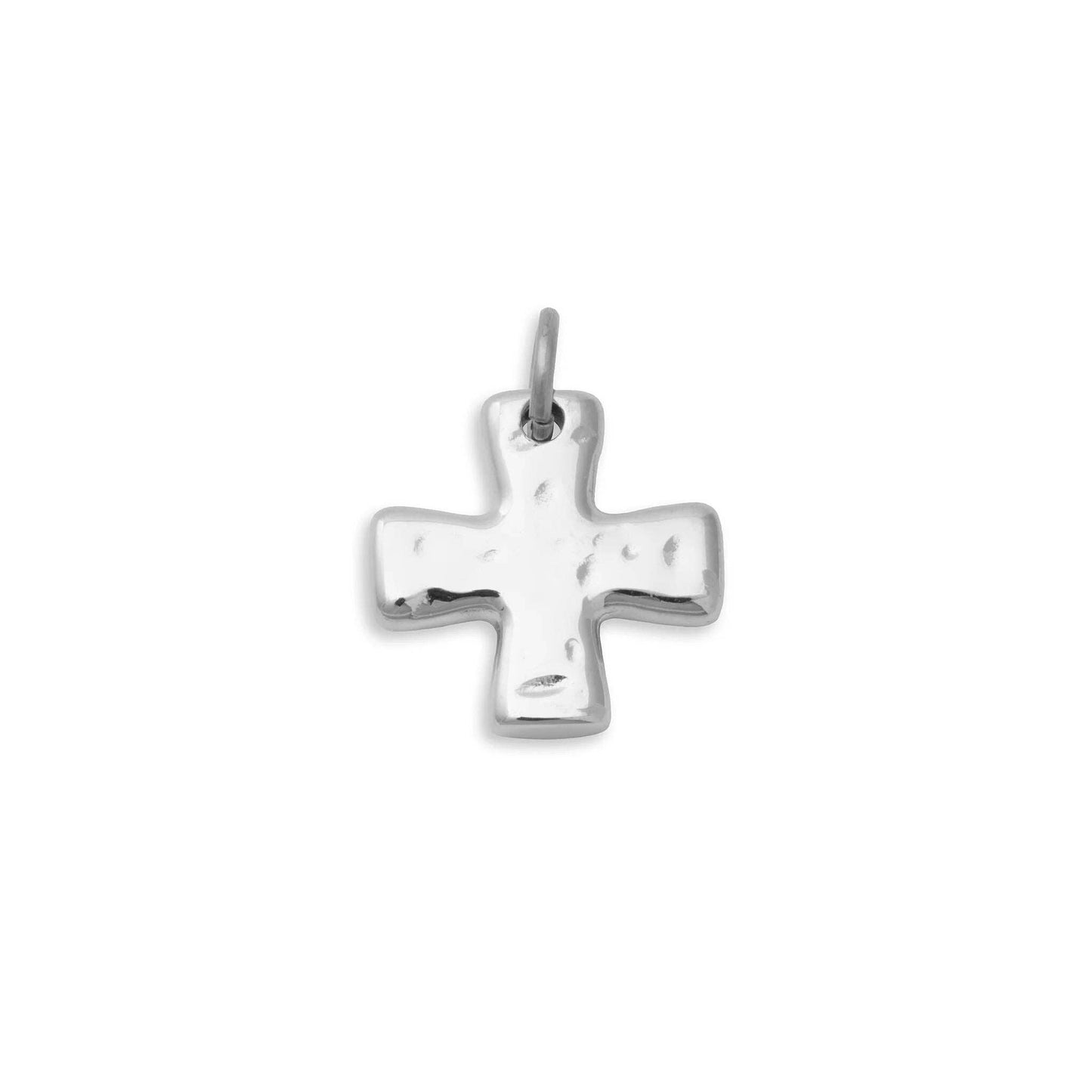 The Textured Cross Charm — Heirloom Charm Collection