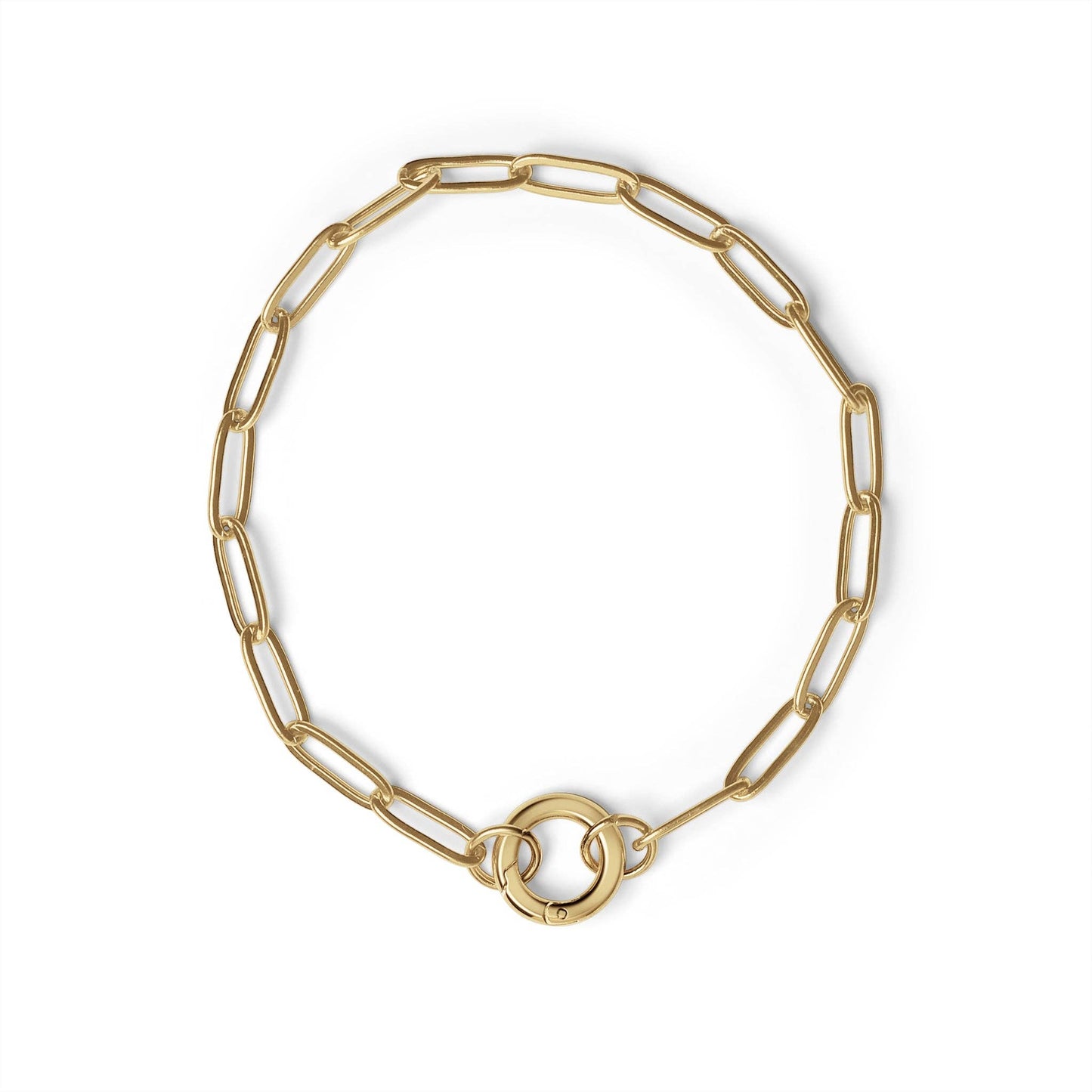 The Heirloom Carabiner Bracelet — Paperclip Charm Keeper