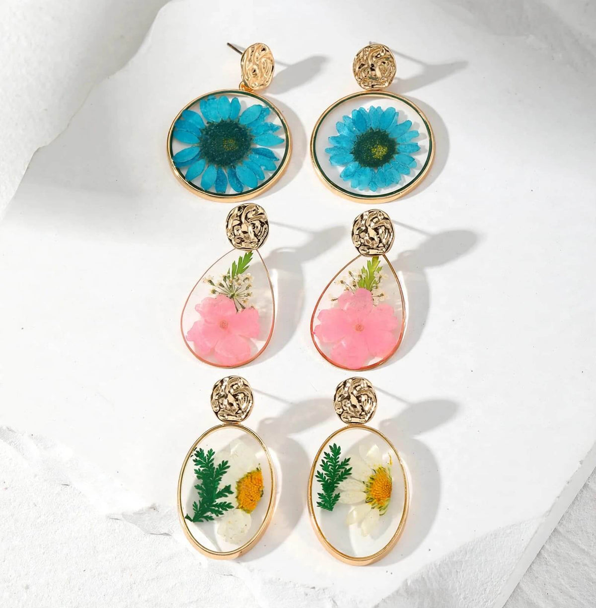 Pressed Petal Trio - Pick Your Bloom