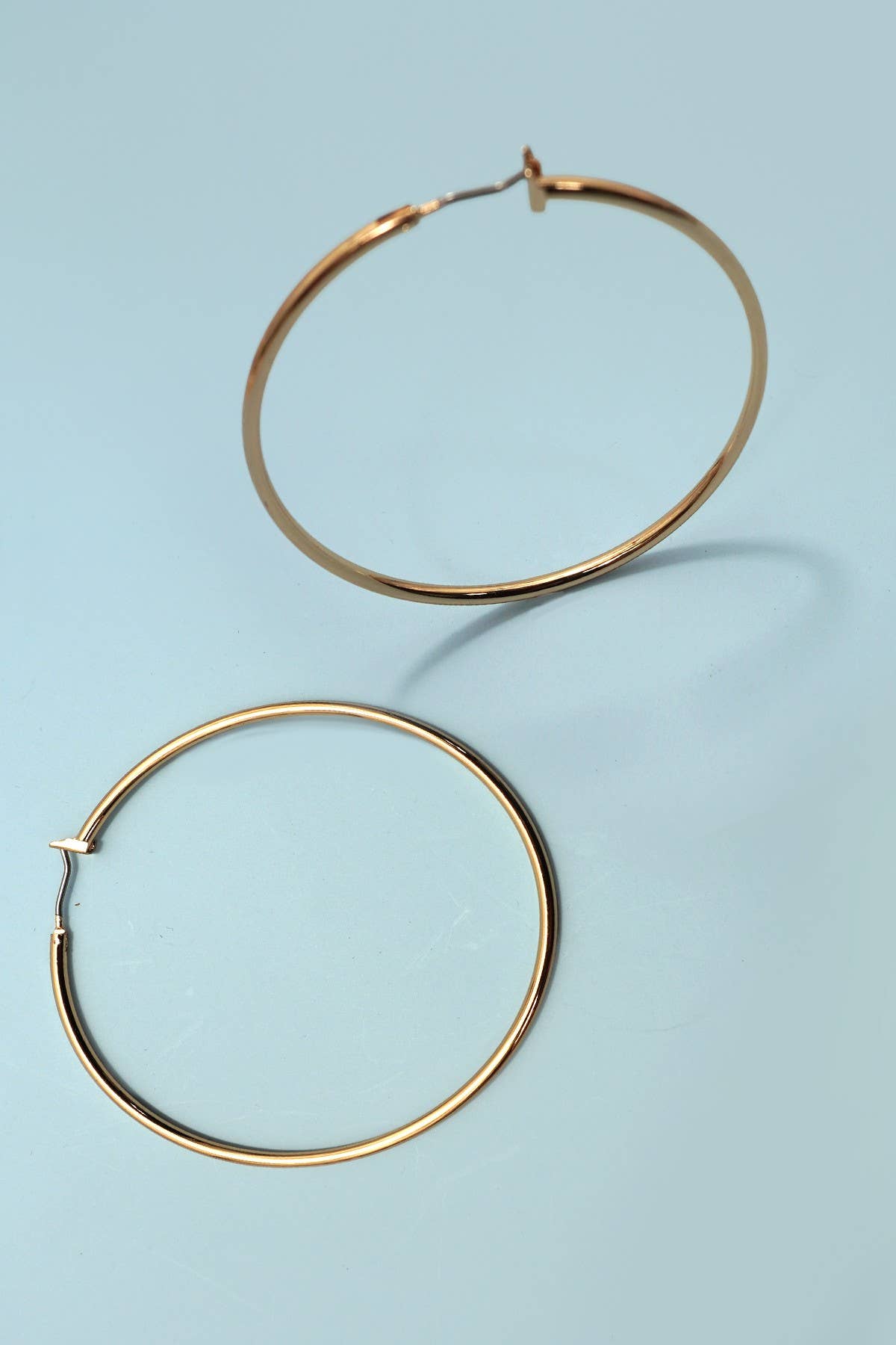 Gold Oversized Hoops