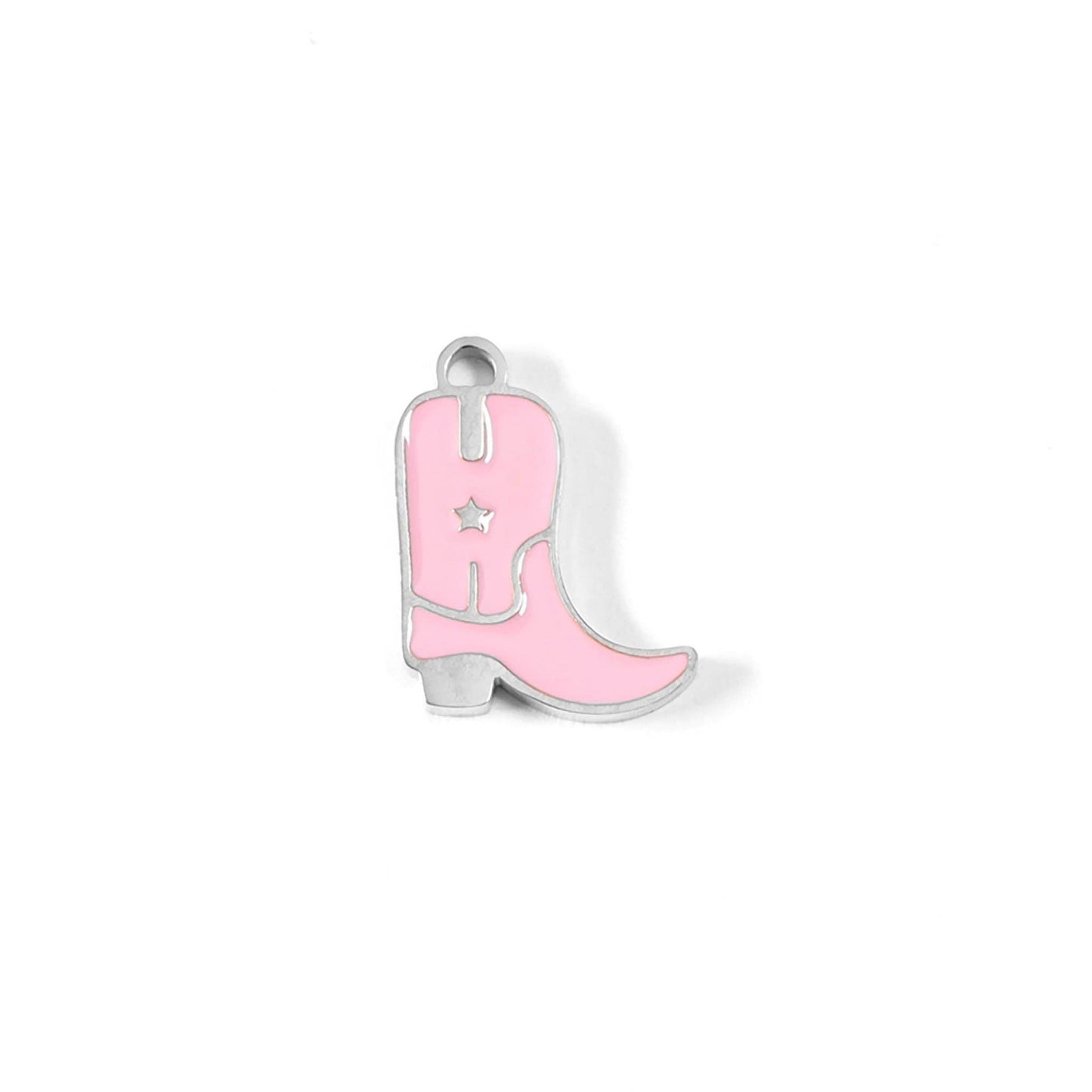 The Pink Cowgirl Boot Charm — Heirloom Charm Collection