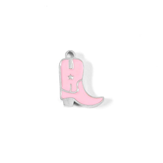 The Pink Cowgirl Boot Charm — Heirloom Charm Collection