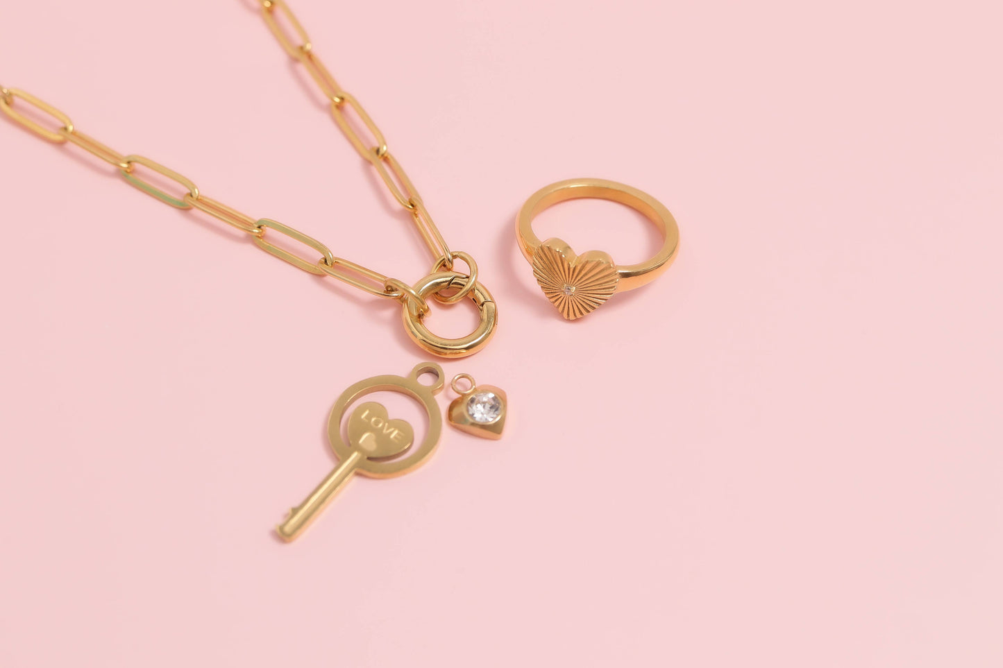 The Heirloom Carabiner Necklace — Paperclip Charm Holder