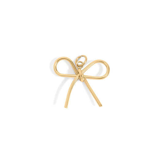 The Thin Bow Charm — Heirloom Charm Collection | Minimal Bow