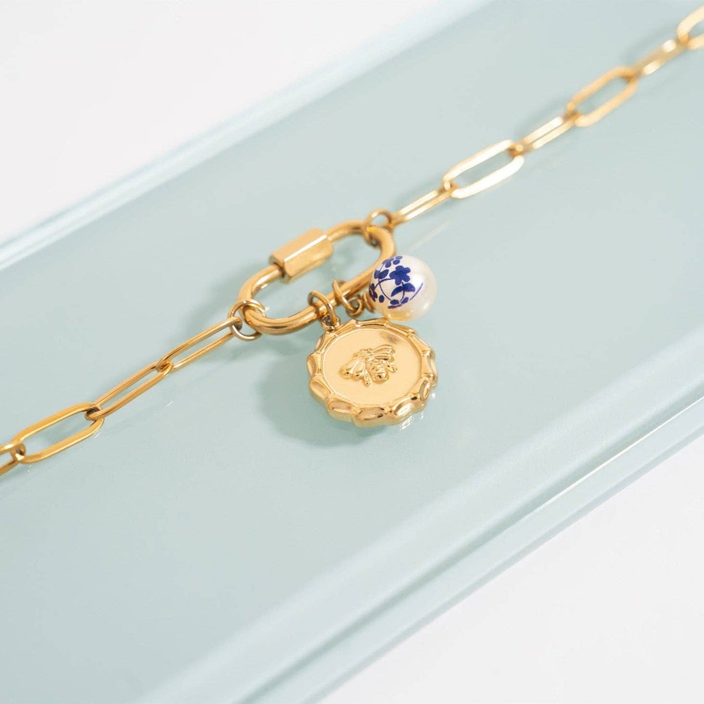 The Floral Pearl Charm — Heirloom Charm Collection