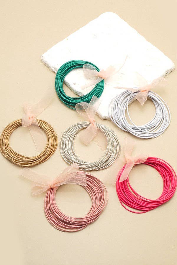 Guitar String Bracelets – Set of 20