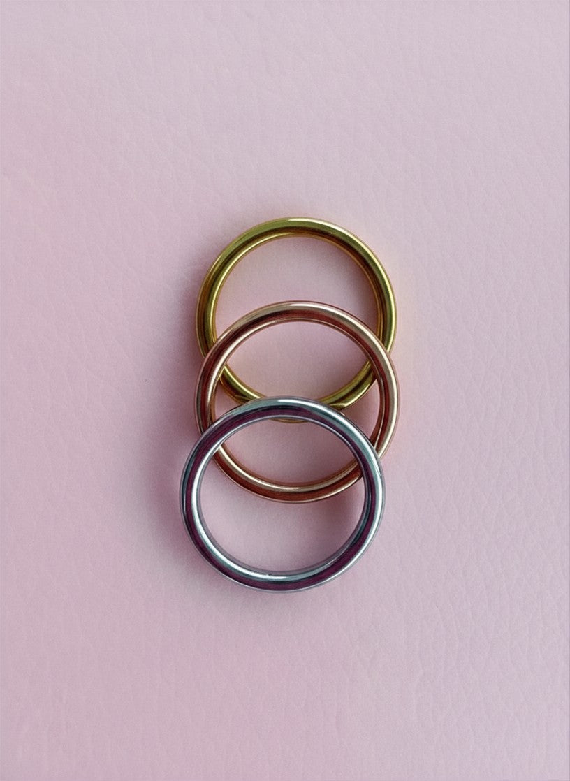 Triple Circle Ring Set